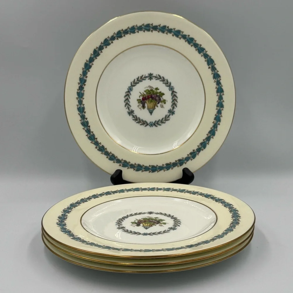 Vintage Wedgwood Appledore Bone China Salad Plates